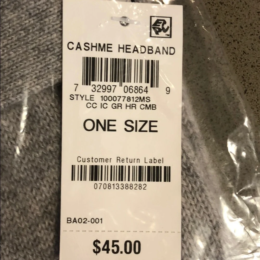 Charter Club Cashmere  Earwarmer Headband